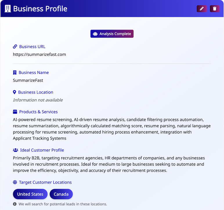 AI Powered Business Analysis